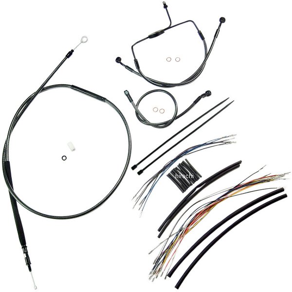 ケーブルキット 黒 08年-13年 FLH 12-14インチ用