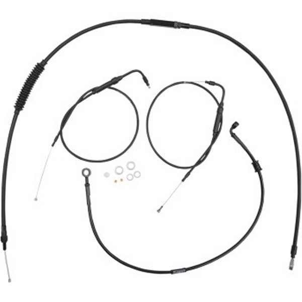 ケーブルキット 黒 カフェスタイル 97年-03年 XL