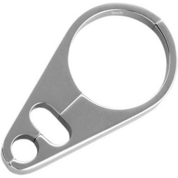 スロットル、アイドル、ブレーキ ケーブル ガイド 1.25インチ(32mm) クローム