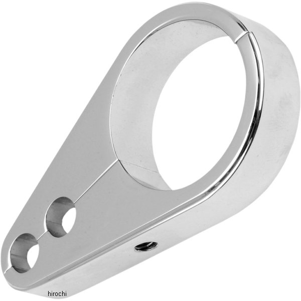 スロットル、アイドルケーブル クランプ 1.25インチ(32mm) デュアルケーブル クローム