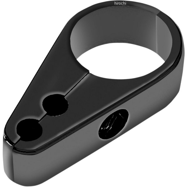 スロットル、アイドルケーブル クランプ 1.25インチ(32mm) デュアルケーブル 黒