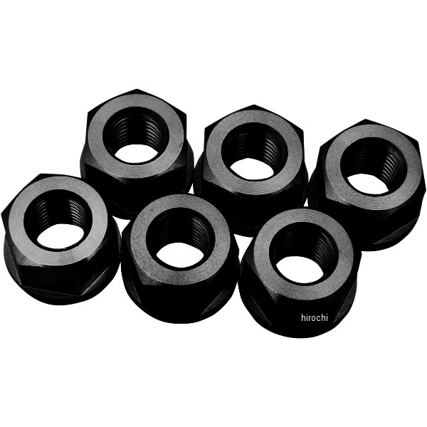 スプロケットナット 6個 10mm 黒