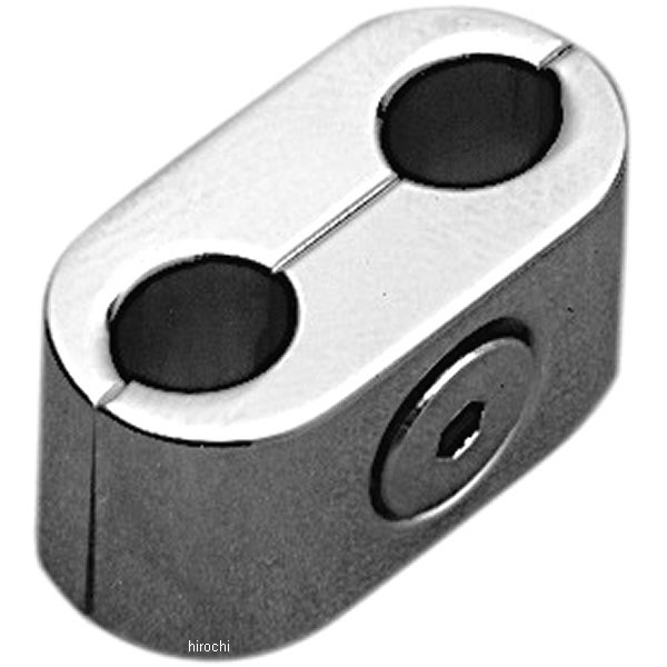 スロットル、アイドルケーブル クランプ クローム