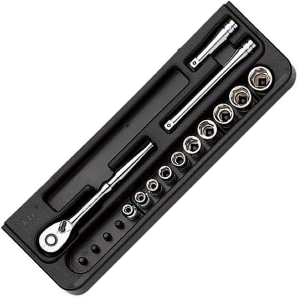 6.3sq ソケットレンチセット6角 (13点)