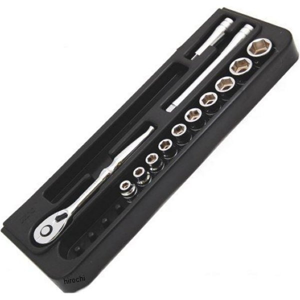 6.3sq.ソケットレンチセット6角(13点)インチ