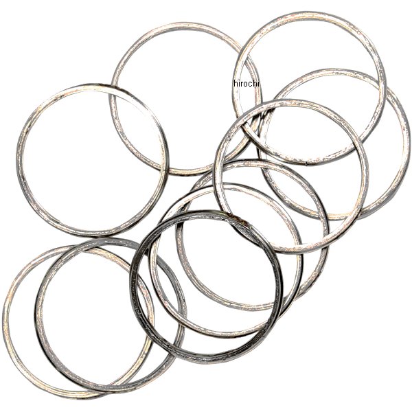 エキゾースト ポート ガスケット 85年以降 ステンレス (10個入り)