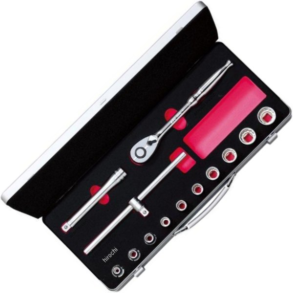 12.7sq ソケットレンチセット 12角 (13点) ミリ