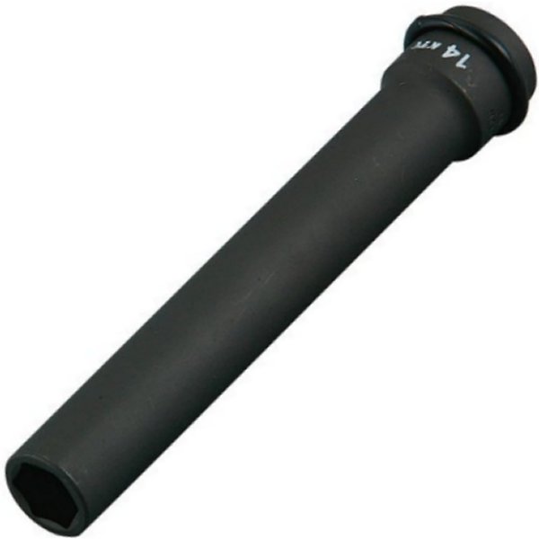 12.7sq インパクトレンチ用ロングソケット(薄肉) ピン・リング付 19mm