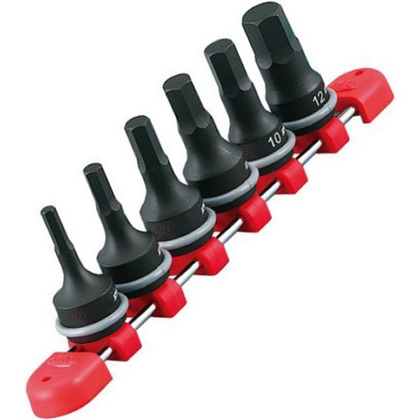 9.5sq.インパクトレンチ用ヘキサゴンレンチセット(6コ組)