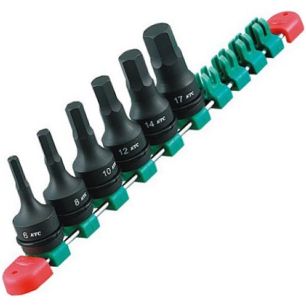 12.7sq.インパクトレンチ用ヘキサゴンレンチセット(6コ組)