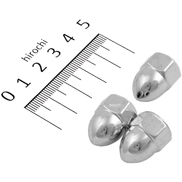 ナット ドングリ(ACORN) 3/8"-24 SAE クローム (3個入り)