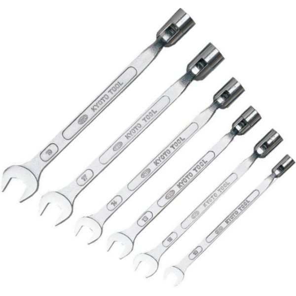 フレックスソケットスパナセット (6本組)