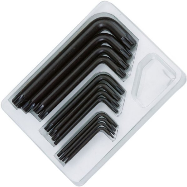 T型トルクスLハンドルレンチセット(12コ組)