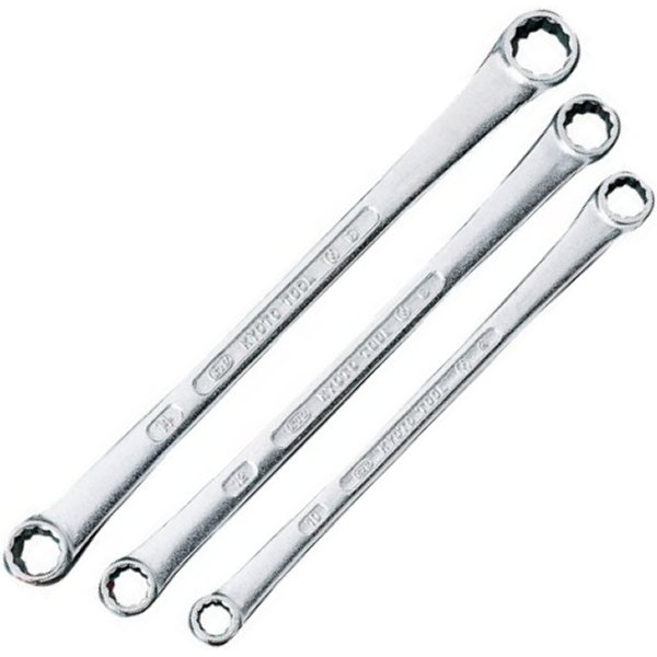 15°ロングめがねレンチセット(3本組)