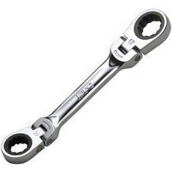 ラチェットめがねレンチ(両頭型首振りタイプ) 13mm×17mm