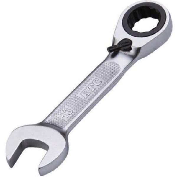 ショートラチェットコンビネーションレンチ 12mm(オフセットタイプ)