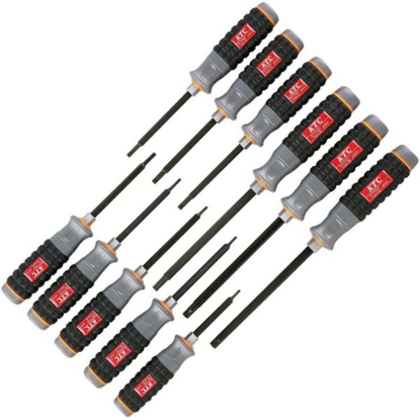 樹脂柄T型いじり止めトルクスドライバセット(11本組)