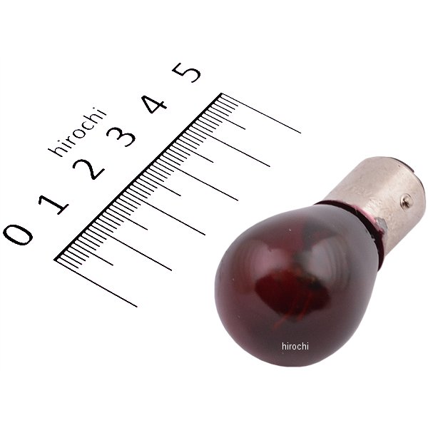 テールランプ用口金球 テールバルブ S25 赤色 12V23/8W (ダブル球)1個売り