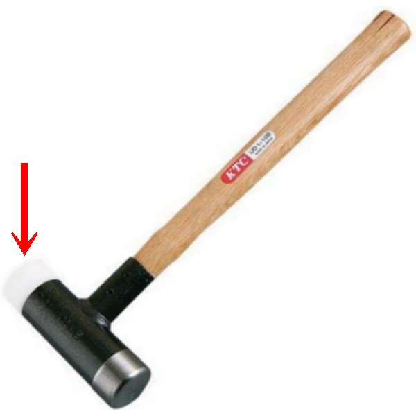 ショックレスハンマ 交換ヘッド