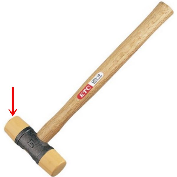 プラスチックハンマ 交換ヘッド