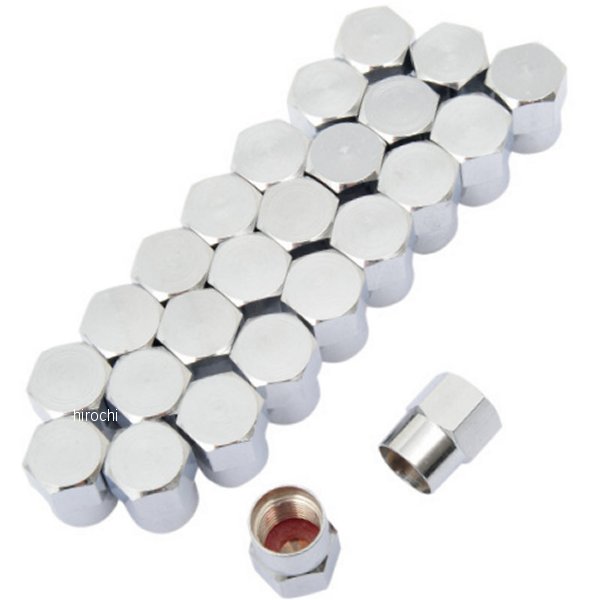 バルブ キャップ ステム クローム 25個入り