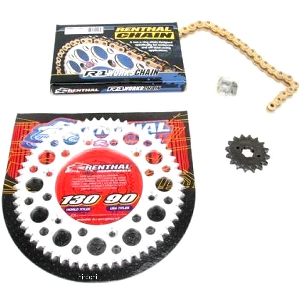 【セール特価】 チェーン スプロケット 428コンバージョン キット 03年-09年 CRF150F ゴールド