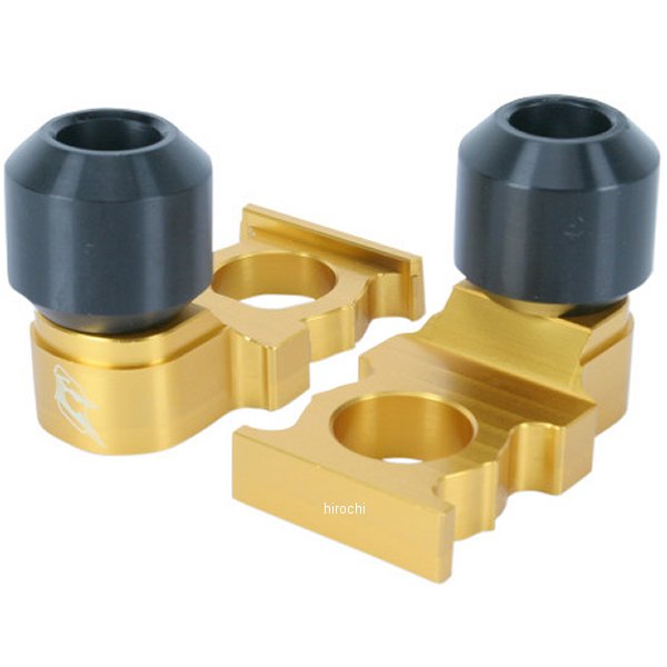 【セール特価】 アクスルブロック スライダー 01年-12年 GSF、GSX-R、GSX、TL ゴールド