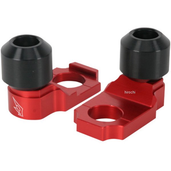 アクスルブロック スライダー 03年-12年 ニンジャ ZX-6R 赤