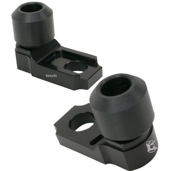 アクスルブロック スライダー 11年-13年 ニンジャ ZX-10R 黒