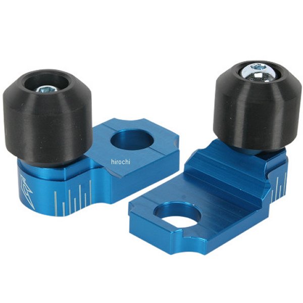 アクスルブロック スライダー 08年-12年 ニンジャ 250R 青