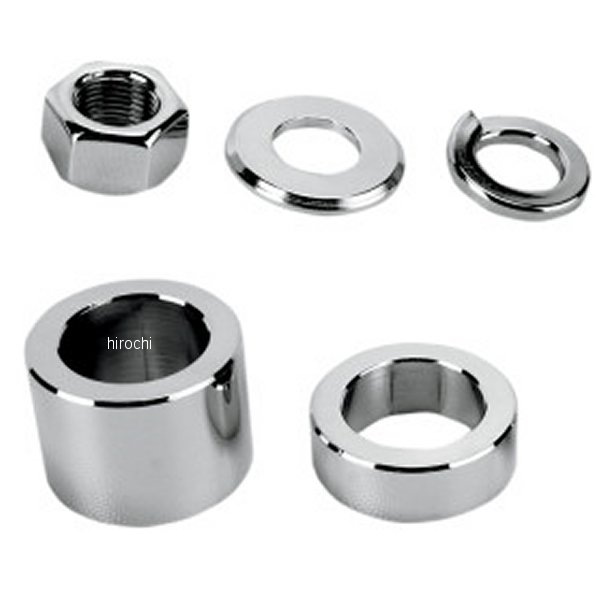 アクスル スペーサー ナット フロント 07年-15年 FLSTF ABS無し