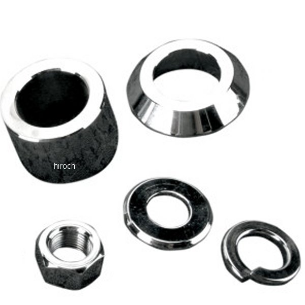 アクスル スペーサー ナット フロント 07年-15年 FLSTC ABS無し