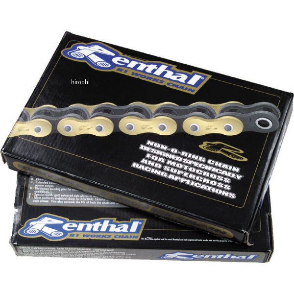 ワークス チェーン ノンシール クリップ 420R1/120L ゴールド