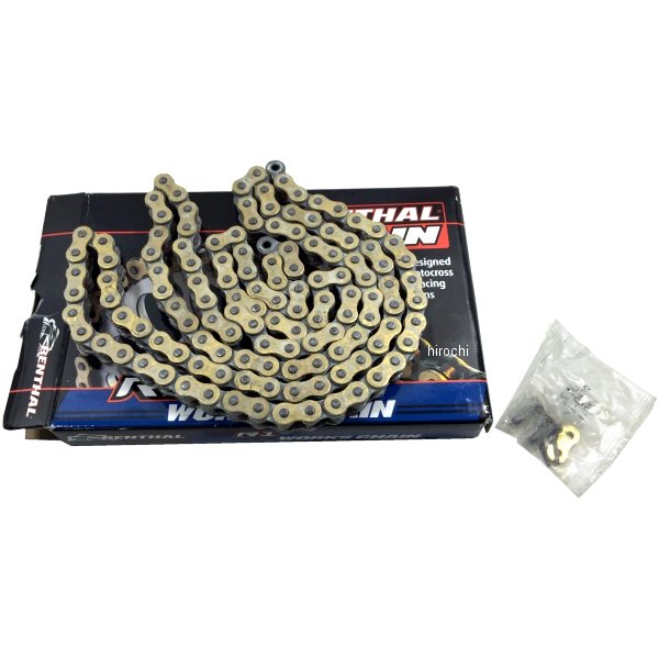 ワークス チェーン ノンシール クリップ 428R1/130L ゴールド