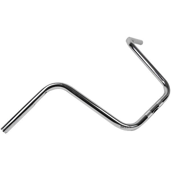 1インチハンドルバー 12インチ ボバー エイプ (ディンプル/穴あけ加工) クローム