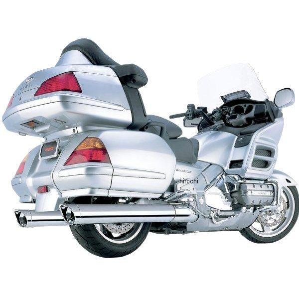 スリップオンマフラー スカラップ 4インチ 12年-17年 ゴールドウィング GL1800 クローム