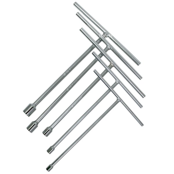 T型ハンドル ソケットセット 5本セット(8mm,10mm,12mm,14mm,17mm)