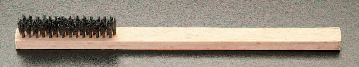 240mm ワイヤーブラシ(スチール 3列)