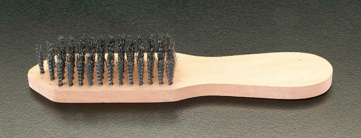 230mm ワイヤーブラシ(波線 5列)