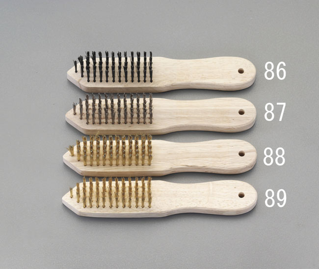 230mm ワイヤーブラシ(真鍮線 5列)