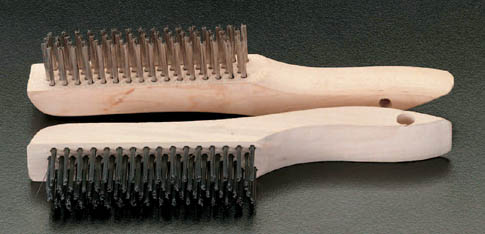 25x250mm 柄付ブラシ(カーボンスチール)