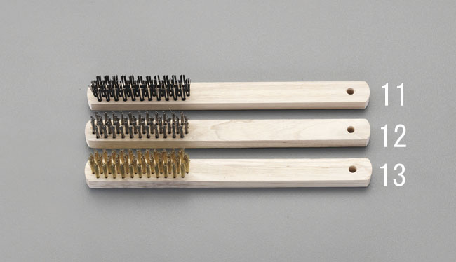 270mm 4行 ワイヤーブラシ(鋼線)