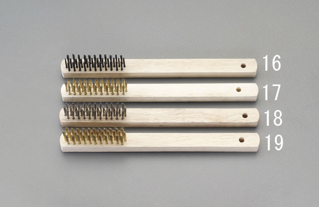 270mm 3行 ワイヤーブラシ(ステンレス線)