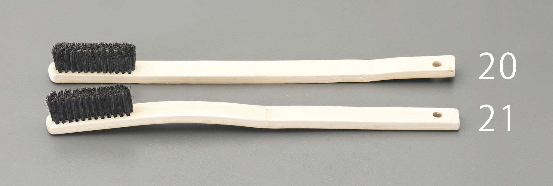 325mm 竹ブラシ(直 豚毛製)