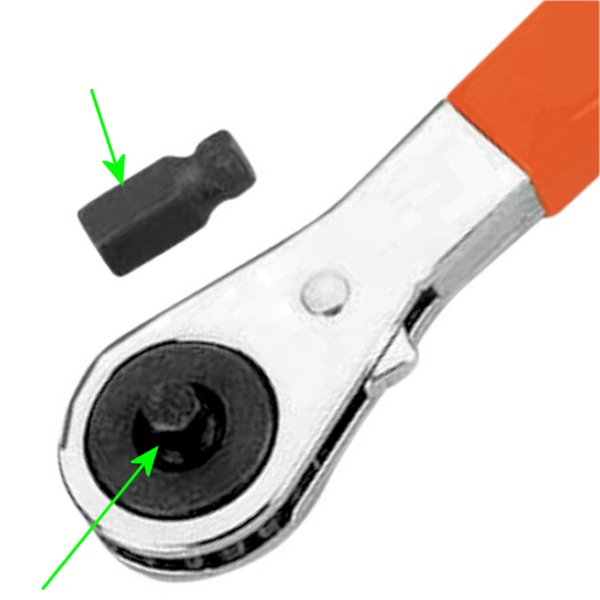 補修用 3/16インチ アレンビット (3個入り)