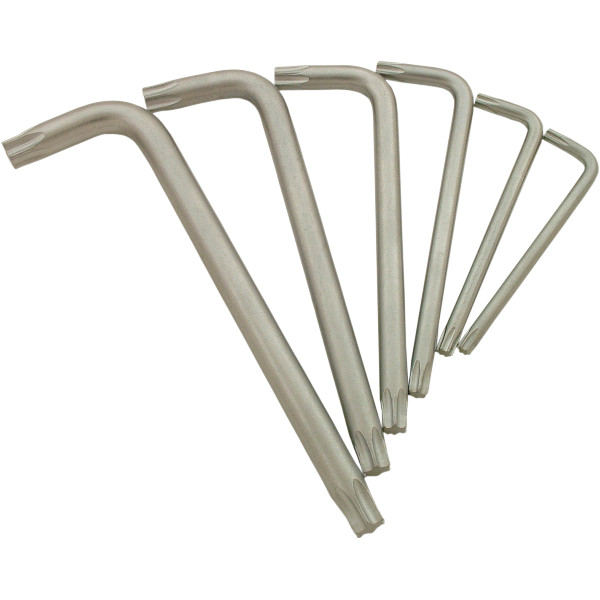 L型レンチ トルクス 6本セット(T20、T25、T30、T40、T45、T50)