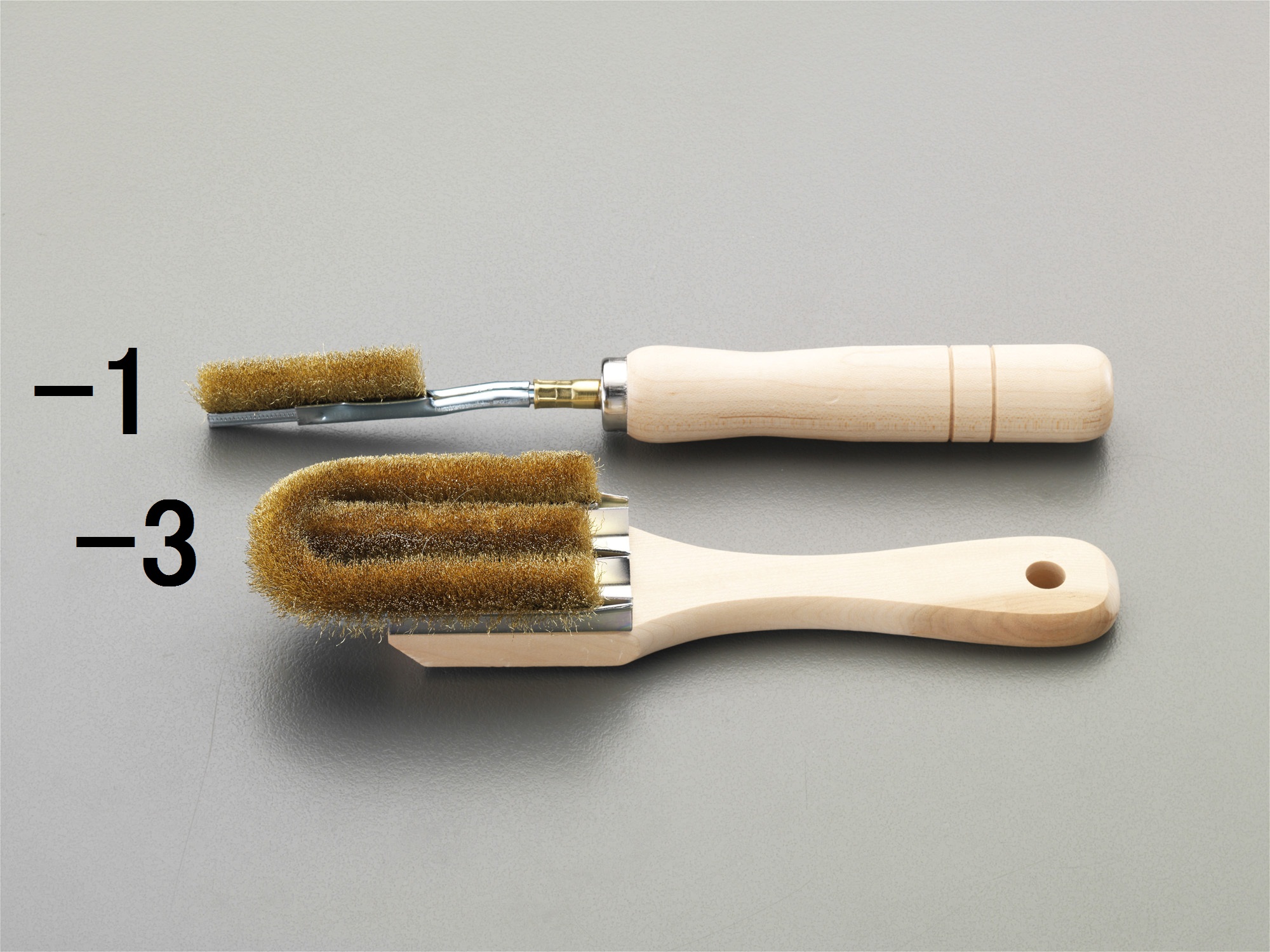 240mm 3行 ブラシ(真鍮製)