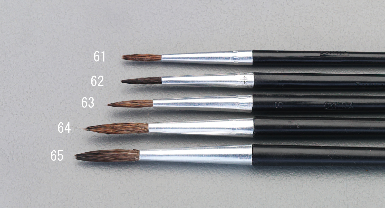 2号 丸 筆(ポニー毛)