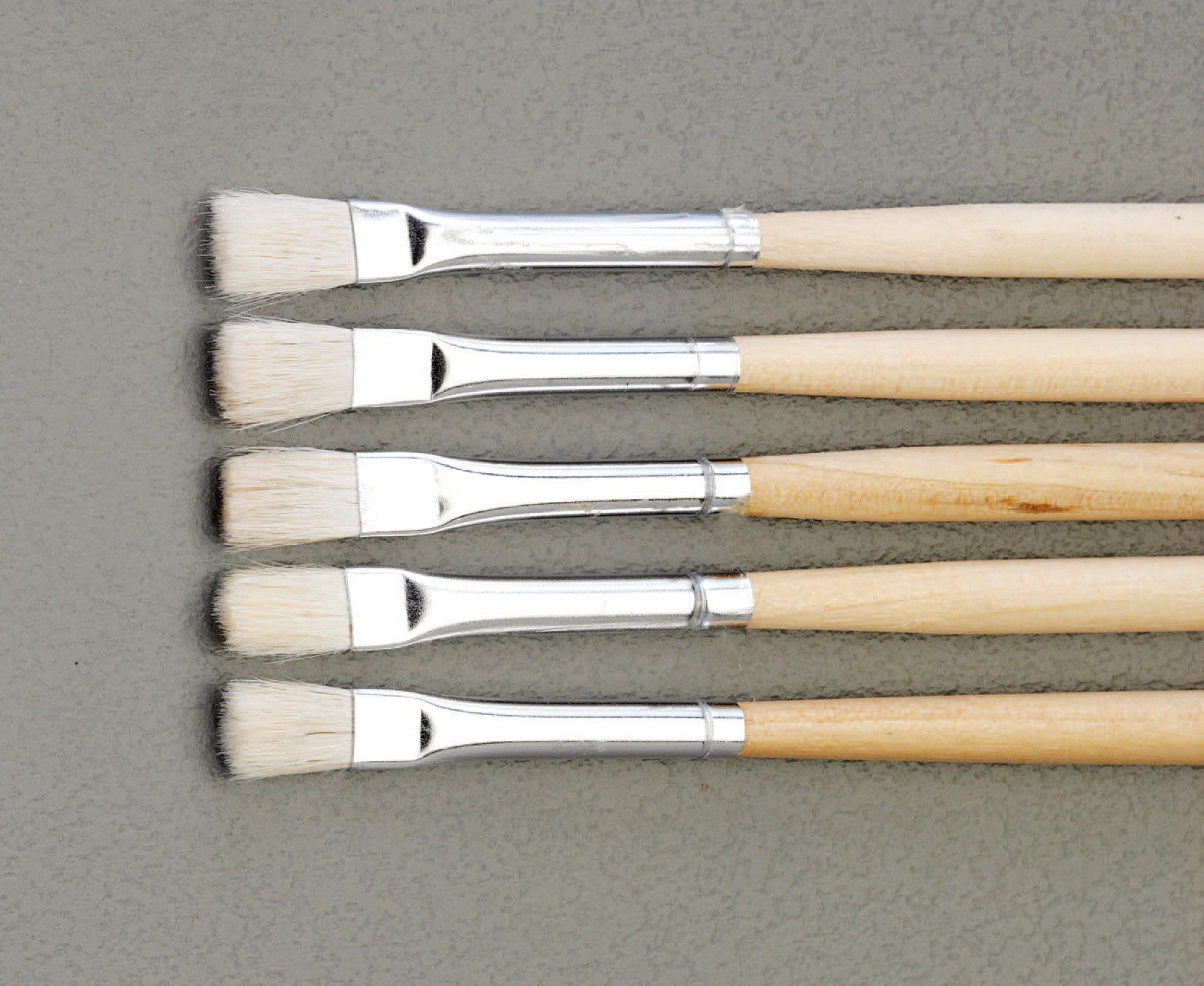 5本組 補修用平筆(羊毛)