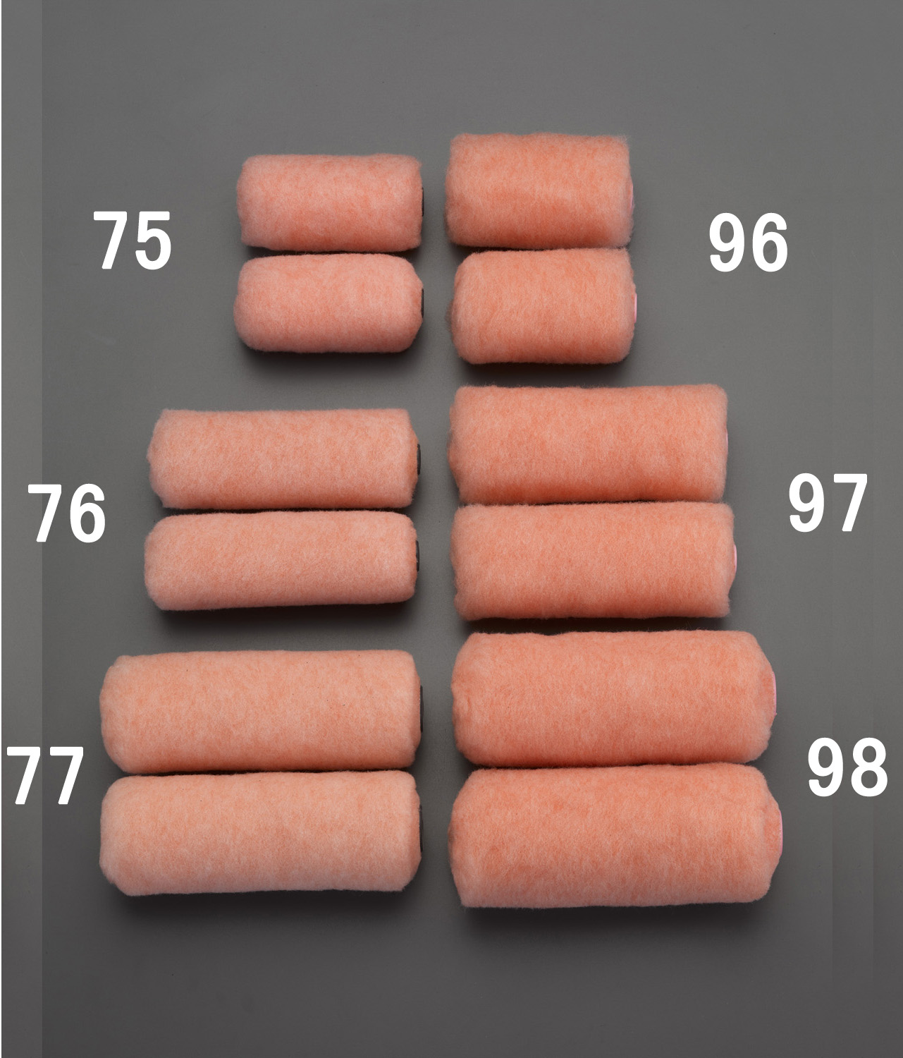 100mm(6mm) 交換用ローラー(2本)